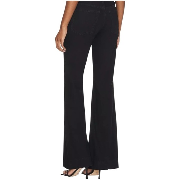 RE/DONE 70s Bell Bottom Jeans in Black Size 32 NWT, Mid Rise Flare Jeans - Picture 3 of 15
